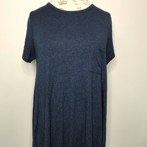 Navy M LuLaRoe Carly Dress